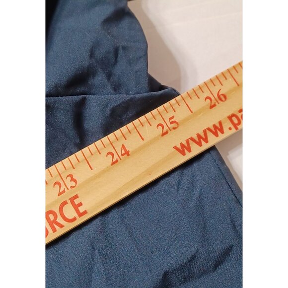 London Fog Mens Stretch Jacket XL Navy Blue Polyester Zipper Pockets Mesh Lining - Picture 11 of 12